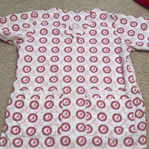 Alabama Crimson Tide scrub top